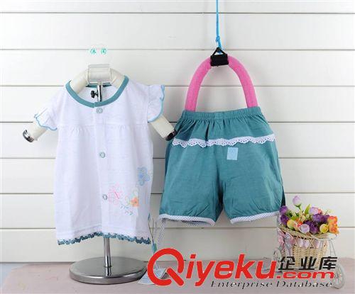嬰幼錦友透氣竹纖維短袖套裝 面料超柔舒服