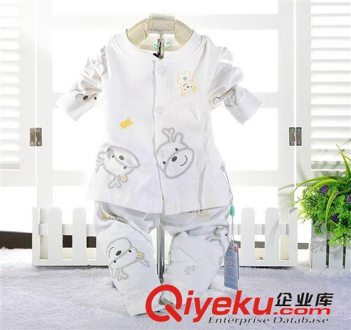 嬰幼錦友春季新款童裝嬰兒服內(nèi)衣鹿寶寶肩扣套童內(nèi)衣兩件套 斷碼