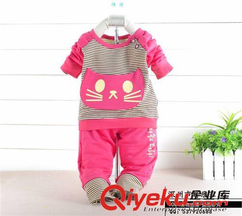 童雨zp新款春款男女童外出服寶寶嬰兒童保暖外出套裝 TY1526原始圖片3