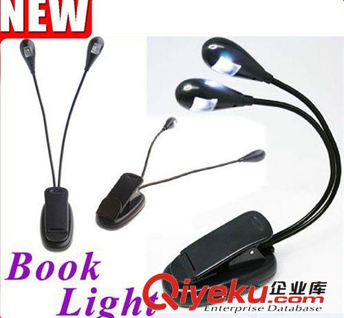 外貿(mào)熱銷款 2LED夾子小夜燈  學(xué)生宿舍燈 USB可充電小臺(tái)燈 護(hù)眼燈