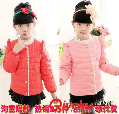 廠家外貿(mào)爆新款品牌優(yōu)質(zhì)兒童裝羽絨服批發(fā)迪莎短同款女童羽絨服原始圖片3