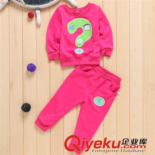 品質(zhì)兒童套裝 韓版新品時(shí)尚秋冬套裝 衛(wèi)衣棉料長(zhǎng)袖褲套裝廠家特批原始圖片2