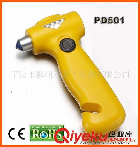 【四合一】現(xiàn)貨車用LED應急安全錘（手搖發(fā)電手電）原始圖片3