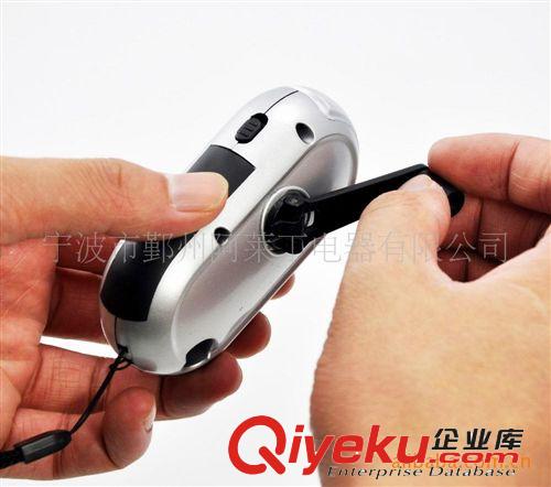 LED太陽能手電筒手搖手電筒 禮品promotion原始圖片2