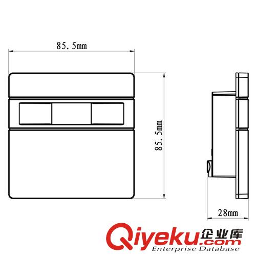 AUROLITE/奧萊 AL155 86型 智能人體感應紅外感應器感應開關(guān)原始圖片3