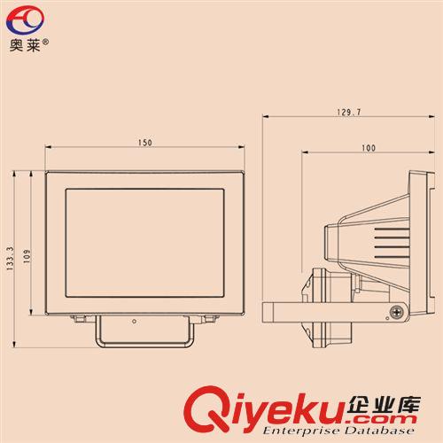 AUROLITE/奧萊 AE0007-3 防水節(jié)能超亮美國科銳LED墻壁泛光燈原始圖片3