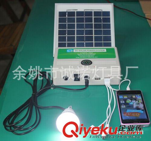 光伏發(fā)電太陽能小系統(tǒng)可帶4寸usb電風扇充電寶移動電源手機充電原始圖片2