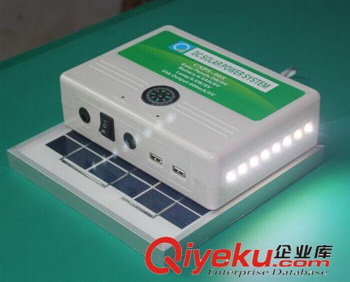 光伏發電太陽能小系統可帶4寸usb電風扇充電寶移動電源手機充電原始圖片3