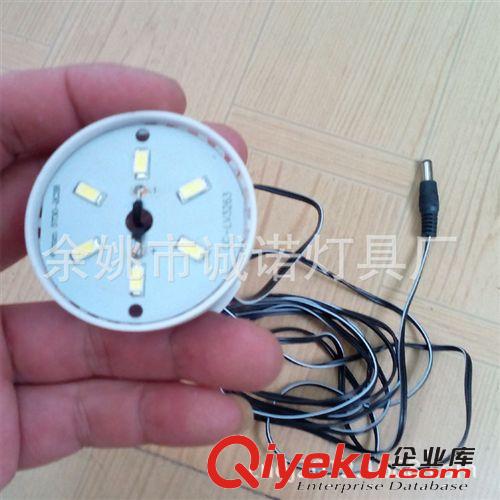 廠家直銷dc6v輸入真3w足功率燈泡5730燈珠6顆連線3米太陽能燈泡原始圖片3