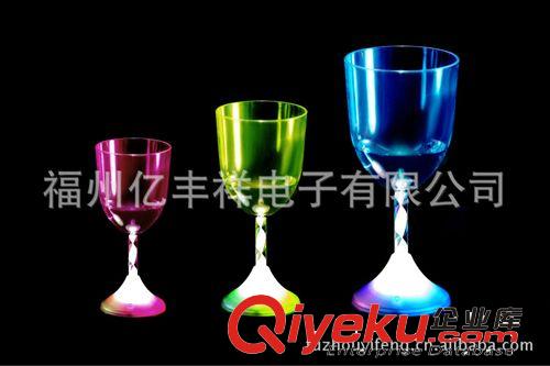 廠家直銷批發發光紅酒杯 酒吧KTV創意閃光奇特高腳杯原始圖片2