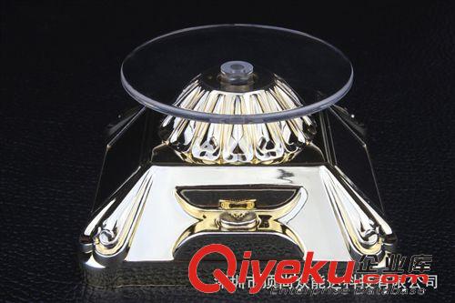 新款 太陽能旋轉展臺 飾品展示架 宇宙展臺 UFO設計 360°旋轉