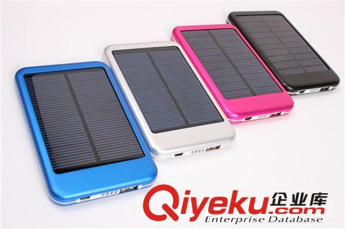 移動電源 廠家批發(fā)多晶足4000mA蘋果手機(jī)充電寶太陽能移動電源