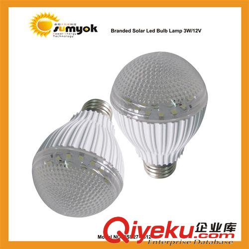 廣州專業廠家供應優質太陽能LED燈泡 3W原始圖片3
