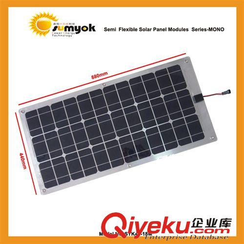 46W 單晶太陽能柔性板 適用于房車充電 SYK46-18MFX原始圖片2
