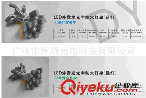 廠家供貨】供應(yīng)外露燈串 LED穿孔字燈串【量大從優(yōu)】原始圖片2