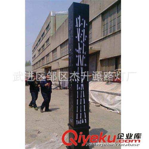 菊花等離子切割造型 方形景觀燈 杰升源路燈廠專業打造 來圖訂購