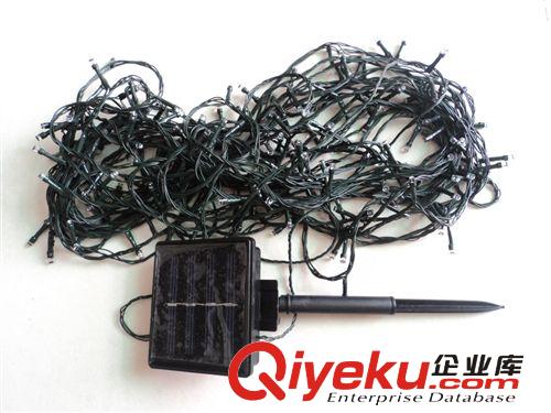 太陽能圣誕燈串|60LED室外裝飾燈具|自動充電花園閃爍燈LED燈原始圖片3