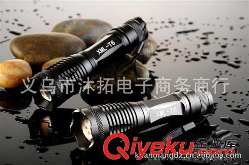 {zx1}款CREE XML T6 LED 強光手電筒伸縮調焦可充電 五檔調光原始圖片2