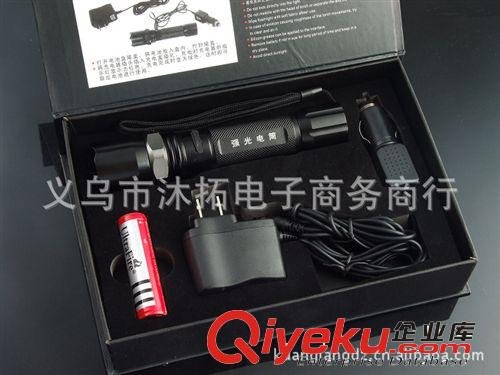 低價供應調焦大功率強光手電筒 美國CREE Q5 變焦手電筒批發原始圖片3