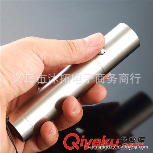 廠家直供不銹鋼強光手電防水強光手電筒 便攜式迷你強光電筒原始圖片3