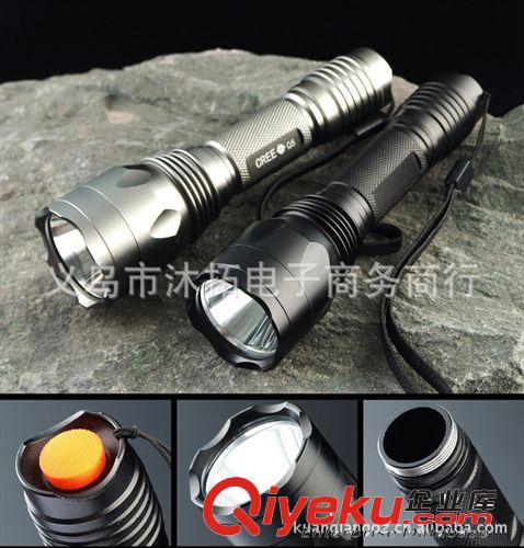 C10神火強光手電筒 CREE LED Q5充電遠(yuǎn)射王 手電筒  led手電筒