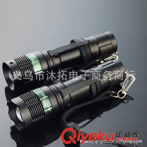 CREE Q5 調(diào)焦調(diào)光戰(zhàn)術(shù)強(qiáng)光手電筒/機(jī)械變焦手電筒   led手電筒