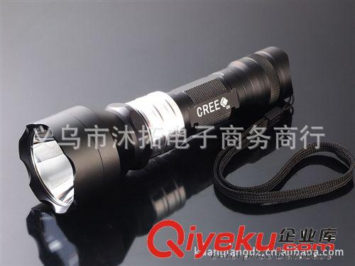 爆款CREE 遠射王5擋MRV鋁杯強光登山手電筒 鋁合金 金銀圈原始圖片2