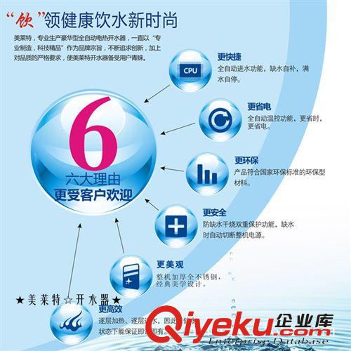 美萊特全自動發泡商用電熱開水器 3KW豪華型開水機 雙層不銹鋼原始圖片2