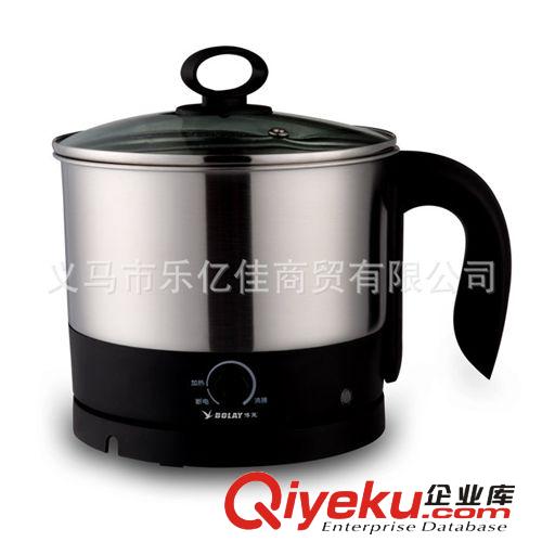 tj促銷 博萊zp 多功能不銹鋼電煮鍋煮面鍋迷你小火鍋 電熱鍋原始圖片3