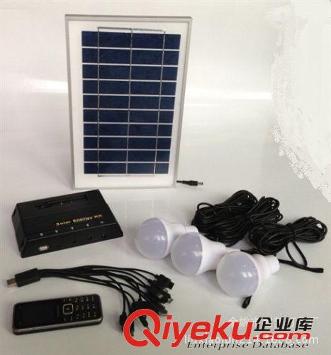太陽能照明微型系統(tǒng)  太陽能攜帶式小型發(fā)電系統(tǒng) 3.7V8.8AH 6W原始圖片3