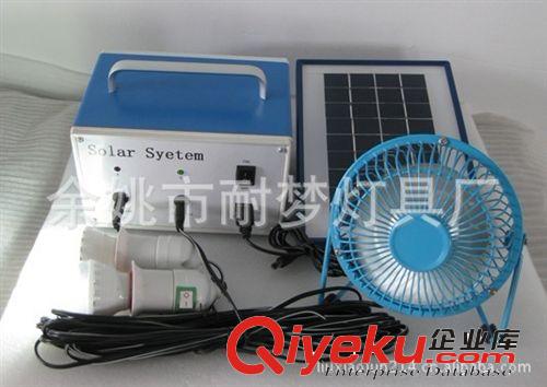 太陽能攜帶式發(fā)電系統(tǒng) 太陽能照明微型系統(tǒng) 帶USB風(fēng)扇及手機(jī)充電原始圖片3