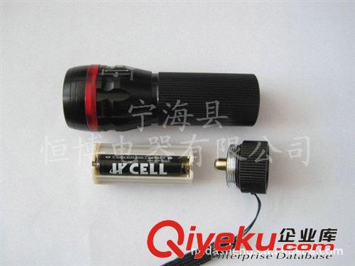 專業(yè)生產(chǎn) 安全環(huán)保黑色迷你LED電筒 led手電筒塑料原始圖片2