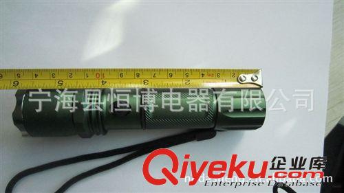專業供應鋁合金強光手電筒 半亮-全亮-閃多功能手電筒 HB-DL001原始圖片2