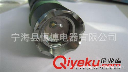 專業供應鋁合金強光手電筒 半亮-全亮-閃多功能手電筒 HB-DL001原始圖片3