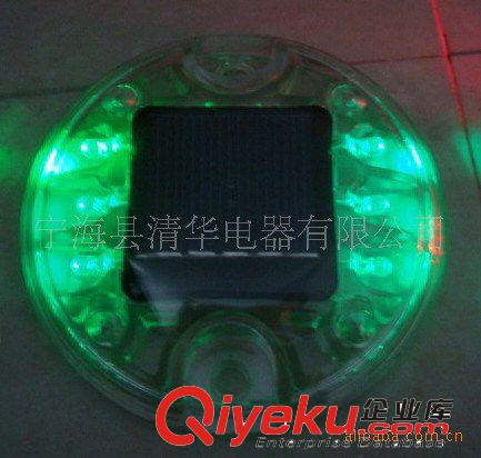 【企業(yè)集采】 太陽能鑄鋁LED道釘 太陽能單面反光道釘 LED超高亮原始圖片2