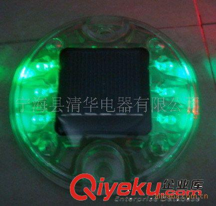 【企業(yè)集采】 太陽能鑄鋁LED道釘 太陽能單面反光道釘 LED超高亮原始圖片3