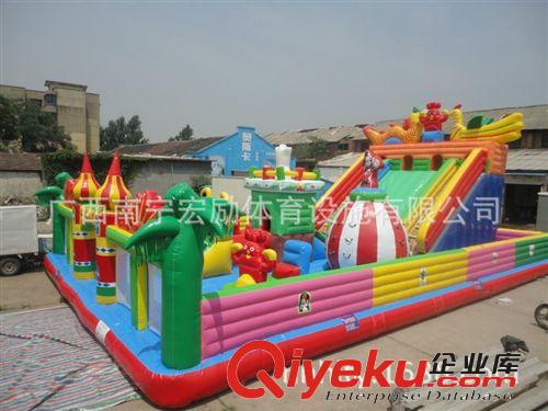 貴港{zx1}兒童歡樂充氣蹦床批發(fā)【金穗游樂】