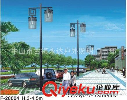 永達(dá)銷售小區(qū)景觀照明路燈 別墅院子led庭院燈 戶外 荷花亞克力罩原始圖片2