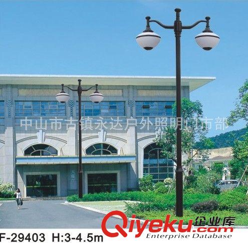 廠家銷售小區景觀照明路燈 別墅院子led庭院燈 戶外 荷花亞克力罩