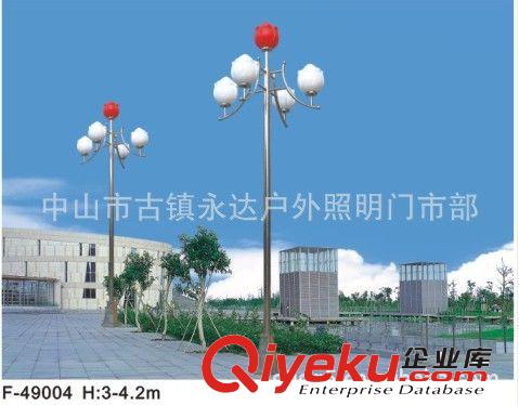 廠家直銷不銹鋼景觀燈、中華燈，按圖定做光源LED七彩變色太陽能原始圖片3