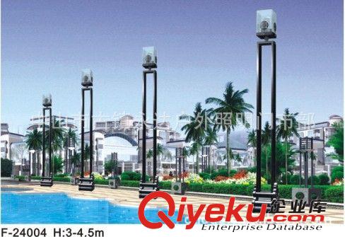 廠家銷售小區(qū)景觀照明路燈 別墅院子led庭院燈 戶外 荷花亞克力罩