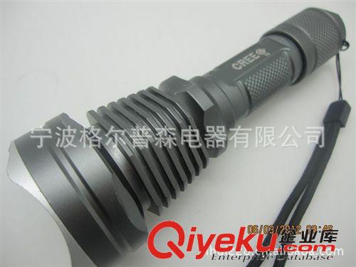 新品推薦 單節5號鋁合金 led電筒變焦強光鋁材手電筒 充電手電筒