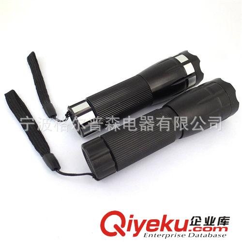 新品推薦 單節5號鋁合金 led電筒變焦強光鋁材手電筒 充電手電筒原始圖片2
