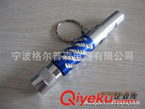 廠家直銷 口哨指南針鑰匙多功能鋁合金小手電筒 禮品手電筒原始圖片2