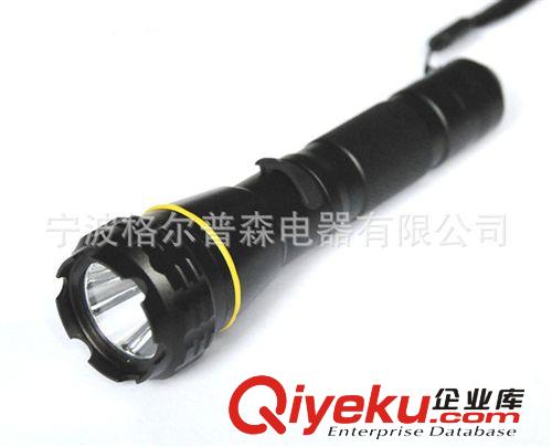 廠家熱銷 大功率3W可充電鋁合金手電筒 大功率手電筒釣魚強光原始圖片3
