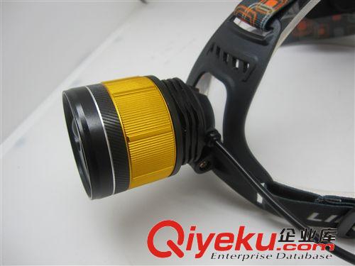 優(yōu)質(zhì)耐用 USB接口電池盒調(diào)焦頭燈 鋁合金頭燈 充電鋁合金頭燈led原始圖片2