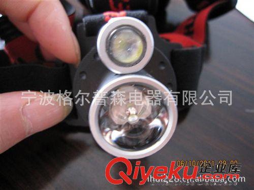 廠家低價促銷 雙管2Wgd鋁合金頭燈 頭燈批發 大功率頭燈原始圖片2