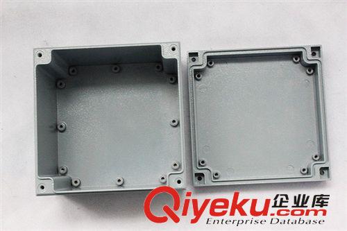 訂做鑄鋁接線盒 可加工開孔配接頭電器金屬防水盒 100*100*60mm原始圖片3