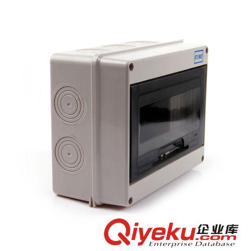現貨供應明裝防水配電箱 8回路空開照明箱 帶進出線孔開關控制箱原始圖片2