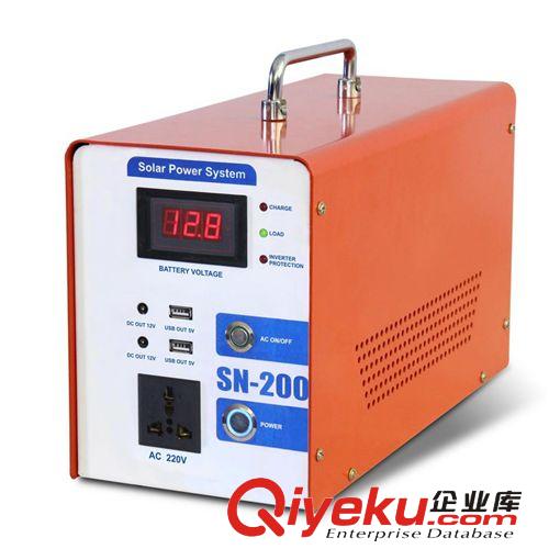 供應太陽能發(fā)電系統(tǒng)/迷你型旅游發(fā)電機/200w家用照明發(fā)電機原始圖片2